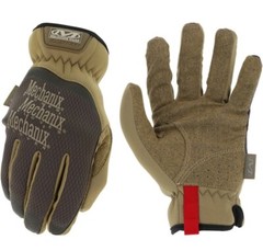 Mechanix Wear Medium (M) Brown Synthetic Leather Work Gloves, (1-Pair)