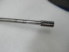 Carbide Burr CB1LR 3/8 BUR Cylindrical – Single Cut – 1/4 x 3/8 x 3/4 x 6-3/4
