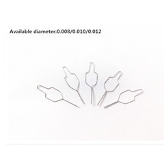 Dental Orthodontic Preformed Wire Stain Steel 008/010/012 Twisted Ligature Ties