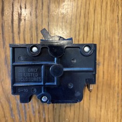 Federal Pacific 40A 2 Pole Circuit Breaker – Black
