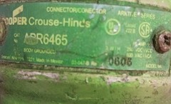 Crouse-Hinds APR6465 Explosion Proof Female Plug 60A 600V 3W 4P (L-104)