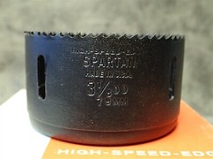 #50 Marvel Armstrong Blum Spartan 3-1/8″ Hole Saw, 1-1/2″ Depth, HSS Tooth Edge