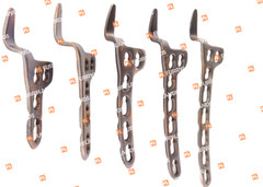 3.5mm Claviclë Hook Safety Locking Plates 2H-6Holes L/R & Screw 81Pcs Set Ti