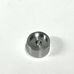 0.25 inch 1/4 bore Potentiometer Knob Control Knob Solid Aluminum Pack of 2