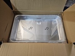 (QTY 6) HUBERT Full Size Pan 2 1/2″ Steam Table Pan 24 Gauge Stainless Steel