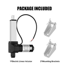 Electric Linear Actuator Motor DC 12V 5mm/s 2in-20in/Remote Controller Clearance