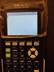 Texas Instruments TI-84 Plus CE-T Python Edition, White slipcover, unused tested