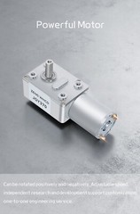 JGY370 Worm Gear Reduction Brushed Motor 6V12V24V With Self-locking Metal Gear