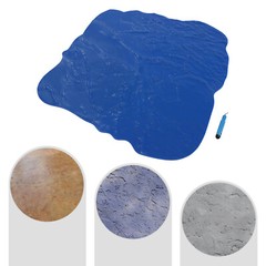 Slate Stone Texture Cement Stamping Concrete Cement Stamps Mats 36 Inch 36 Inch