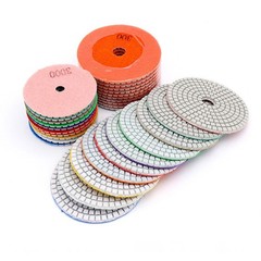 Diamond Polishing Pads 3 or 4 inch Wet/Dry Granite Glass Stone Concrete Marble