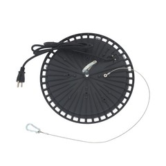 4 Pcs 150W UFO LED High Bay Light 18000LM With Hook Safety Rope Lighting Fixture