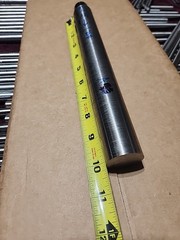 (Tag C65) 1.25″ Dia Titanium Round Rod x 10+” Inch Long 6AL4V-ELI Medical Grade