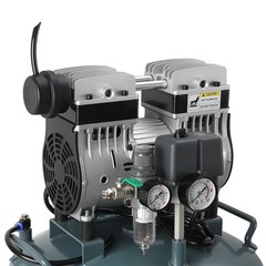 40L Portátil Compresor de aire silencioso médico dental libre de aceite 800W
