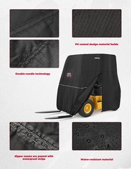 KEMIMOTO 420D Heavy Duty Forklift Storage Cover for most Standard Forklifts