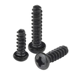 M1-M5 Round Head Screws Black Zinc Flat Tail Self Tapping Phillips Pan Screw