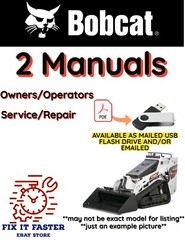 BOBCAT MT55 LOADER MANUAL OPERATORS SERVICE SCHEMATICS REPAIR OWNERS PDF USB