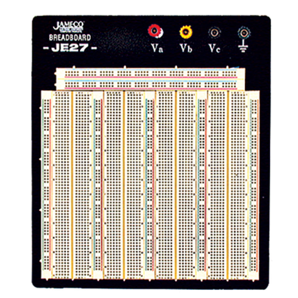WBU-208-R 3220-Point Solderless Breadboard 7.3″L x 7.5″W Protoboard