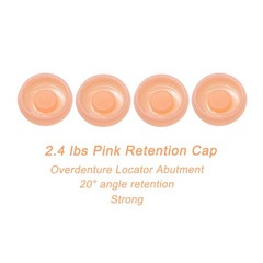 US 8Pcs Overdenture Retention Cap Inserts Set for Locator Abutment