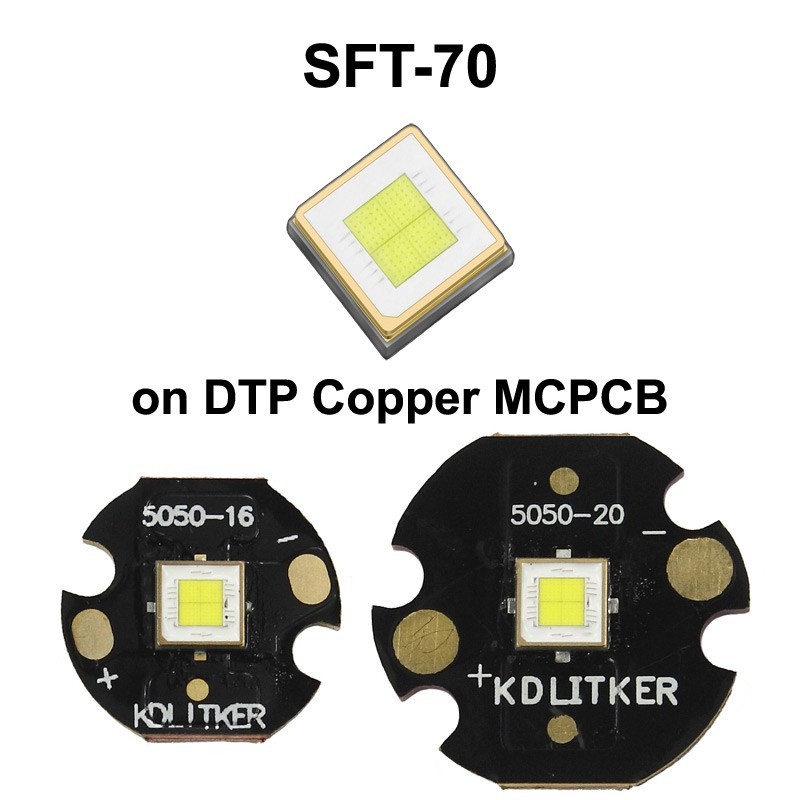 SFT-70 6500K 5700K 3000K 48W 6V 7A 3500 Lumens SMD 5050 LED