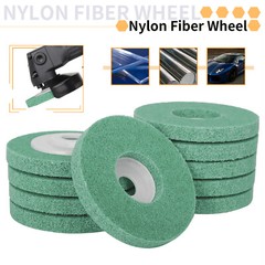 4” 100mm Nylon Fiber Wheel Abrasive Polishing Buffing Disc Pad Angle Grinder