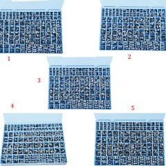 Dental Orthodontic 1st Molar Bands Convertible Roth/MBT 022 Buccal Tubes kit tr