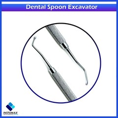 Set of 3 Dental Spoon Excavator Double Ended Surgical Surgery Instruments