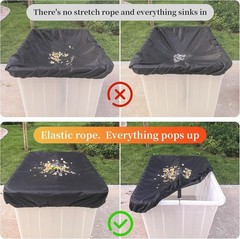 Bucket Truck Cover 28×28 Inch Waterproof Oxford Cloth Sunshade Rain Dustproof