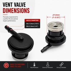 Fuel Tank Vent Valve For BILT HARD 7HP 212cc 301cc 10HP 420cc 15HP Gas Engine