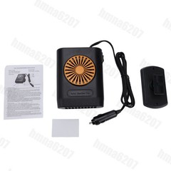 1x New 200W 12V Car Heater Cooling Fan For Windshield Defrosting – Orange/Black