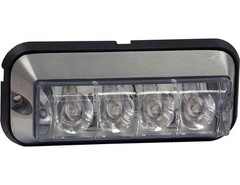Luz Estroboscopica Led Ambar De 5 Pulgadas Ip67 Impermeable Y Duradera