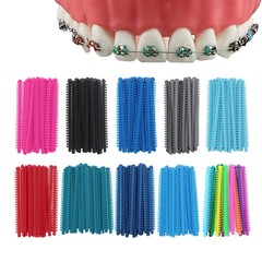 1000pcs Dental Orthodontic Elastic Ligature Tie Ligadura Ortodoncia Rubber Brace