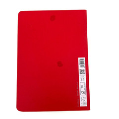 Fabriano EcoQua Red A5 Notebook 40 Pages 85gsm Graph Paper Grid Italy