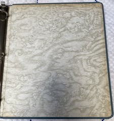 VTG National Blue 1” Heavy Duty 3-Ring Binder Made In USA