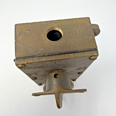 Vintage KONDU Bronze Watertight Surface Mount Rotary Switch Box Marine