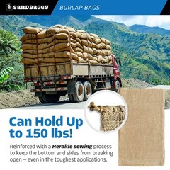 Burlap Bags Wholesale Bulk (50) 24 x 40 – Sacks Potato Race Sandbags Home Depot