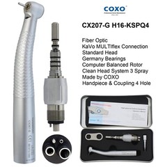 COXO Dental Fiber Optic Turbine High Speed Handpiece For Kavo NSK Coupler 4 6H