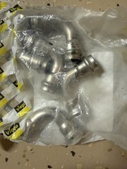 (5)Viega 80400 1/2 x 1/2 – (P-P) – Elbow – 90 ProPress 316