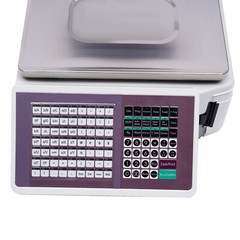 LCD Display Electronic Price Computing Scale w/ Thermal Label Printer 0.44-66lbs