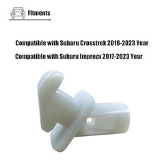 Hood Prop Rod Support Holder Clip Compatible with Crosstrek Impreza 2017 20White
