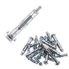 30 pcs Molly Bolts, Metal Drywall Anchors, Heavy Duty Zinc Plated Steel Molly…