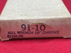 UTICA TOOLS 91-10 Adjustable Wrench, Forged Alloy, 10″ Old Inventory