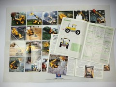 JCB 525 Loadall Fastrac Telehandler 3x Brochure Brochure 1990s