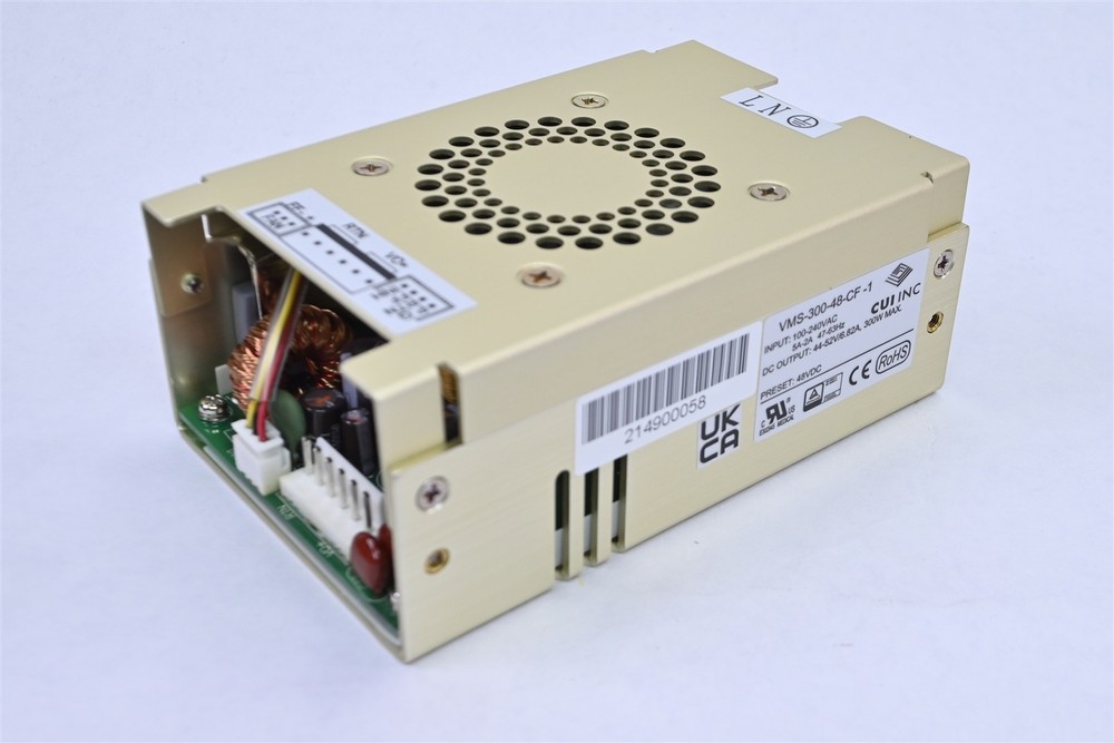 CUI BRAND NEW Medical Grade DC Power Supply 48V 6.25A 300W Enclosed Case w/ Fan