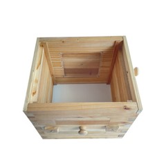 10X Auto Honey MINi Beehive Bee hive Frames Beekeeping Brood Wood Box+Gloves