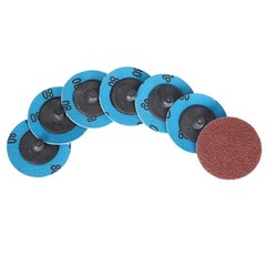 1/4 Holder Die Grinder Quick Change Disc 71PCS 2″ Roll Lock Sanding Discs Set W/
