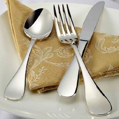 Winco Venice 18/8 Stainless Steel Dinner Forks-1 Dozen Pack Silver Na