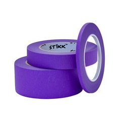 3 pack 1″ inch x 60yd STIKK Purple Painters Tape 14 Day Easy Removal Trim Edge F