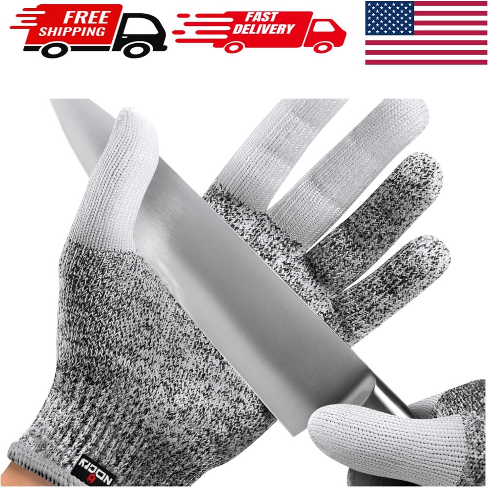Reinforced Cut Resistant Gloves – Food Safe, Comfortable & Machine Washable