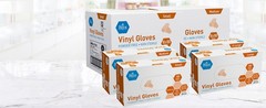 Med PRIDE Vinyl Gloves| 4.3 mil Thick, Powder-Free, Non-Sterile, Heavy Duty
