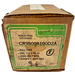 GENERAL ELECTRIC CR9500A100D2A Solenoid Coil 115V 60Hz Pull Type ThruBolt Mount